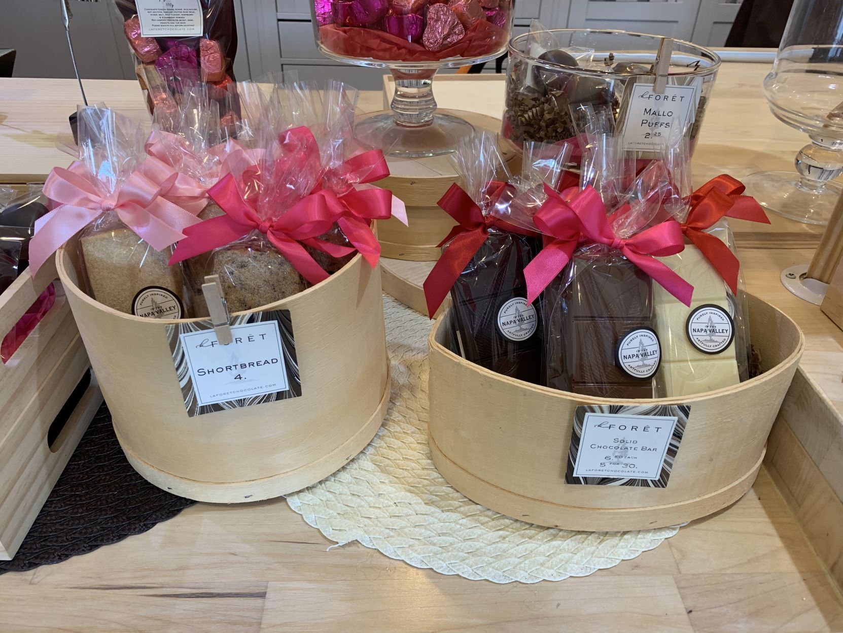 A selection of sweets from La Foret Chocolate & Confections in Napa.